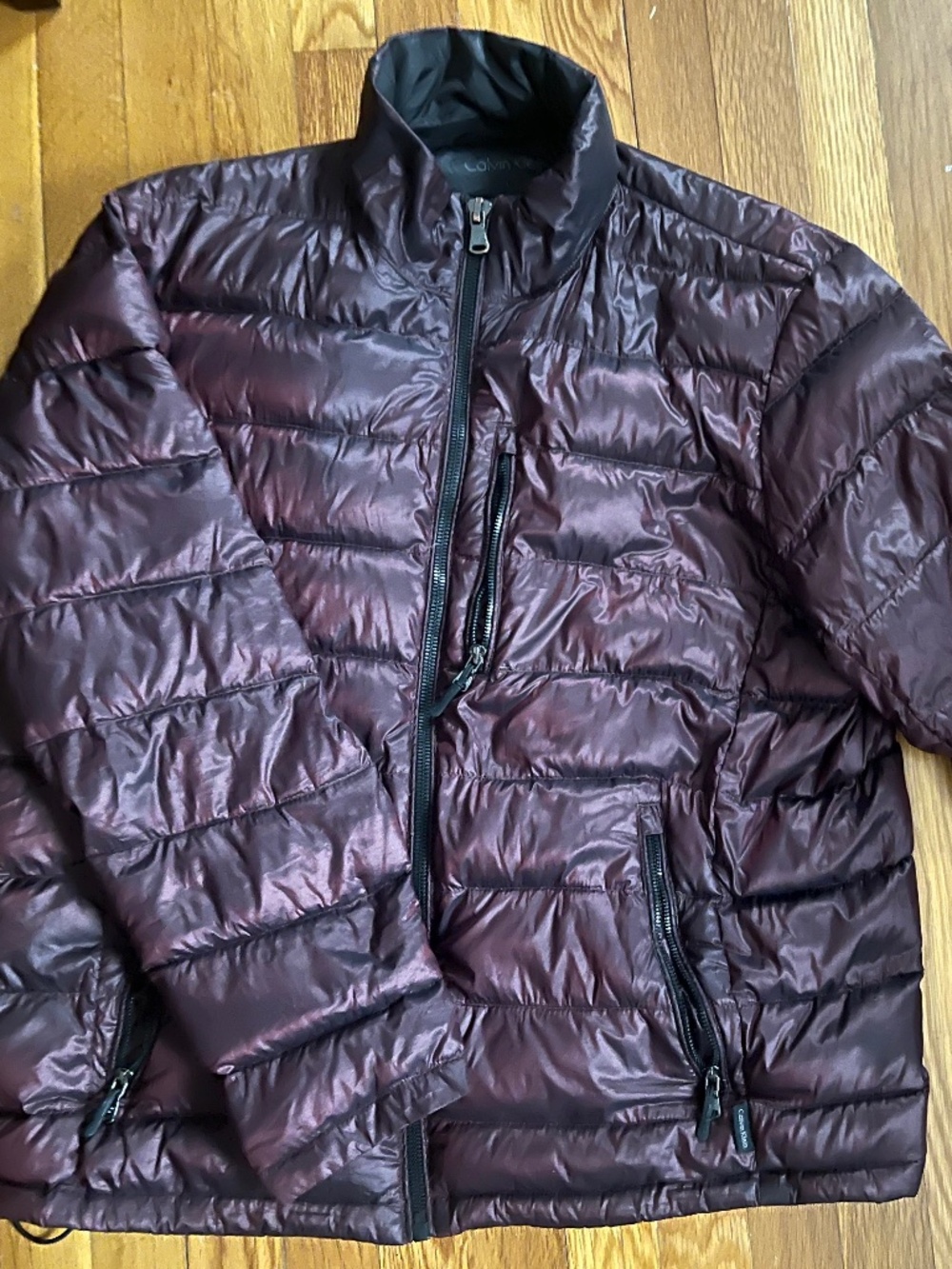 Calvin Klein Lightweight Jacket Burgundy
